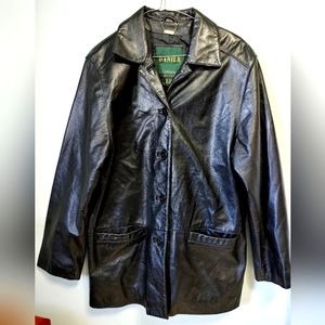 Vintage Danier Leather Jacket  size 10/12.